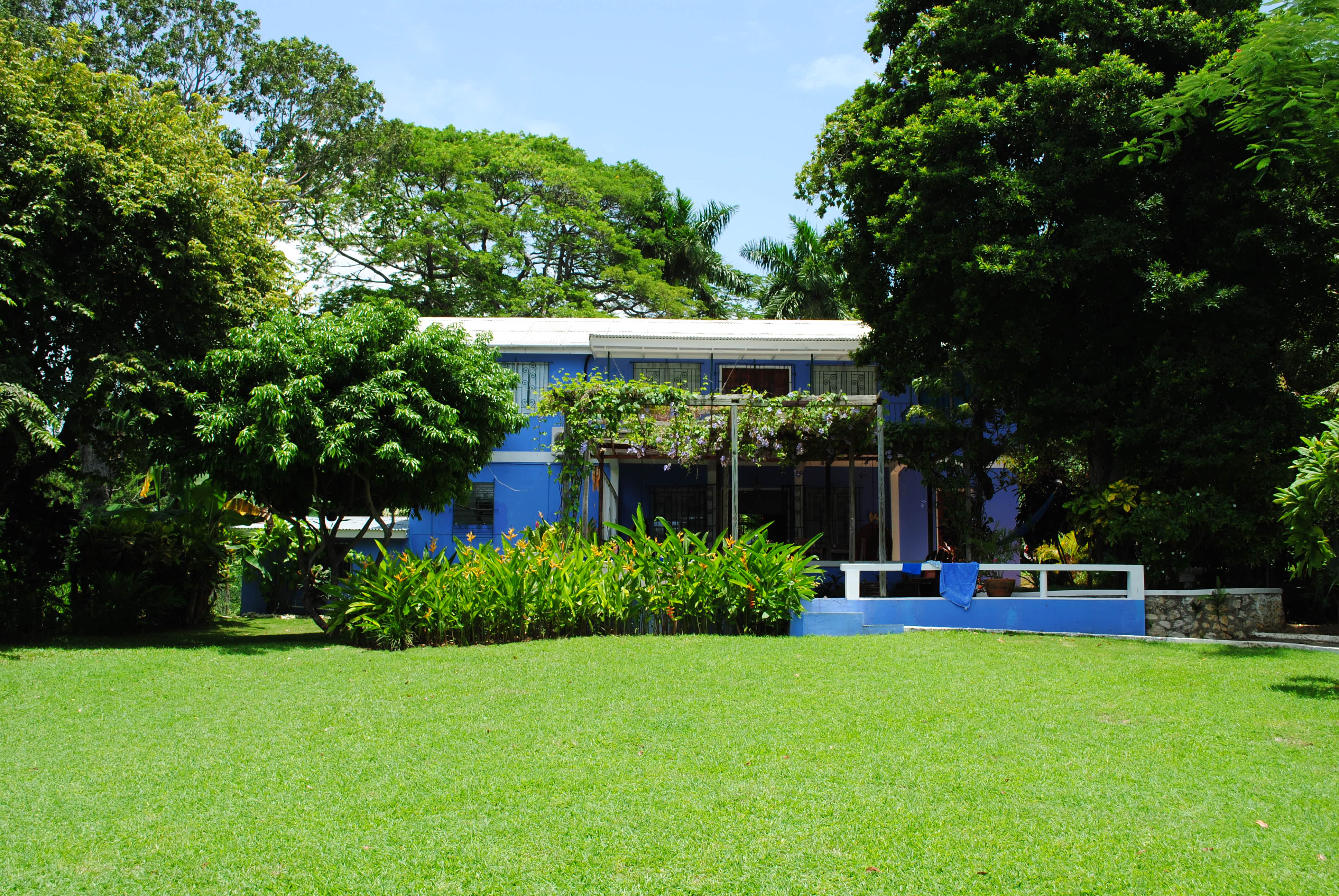 View of the house from down the garden