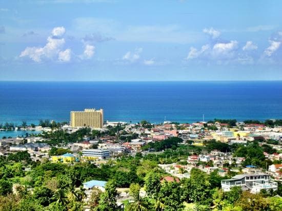 Beautiful view over the city...lovely Ocho Rios.