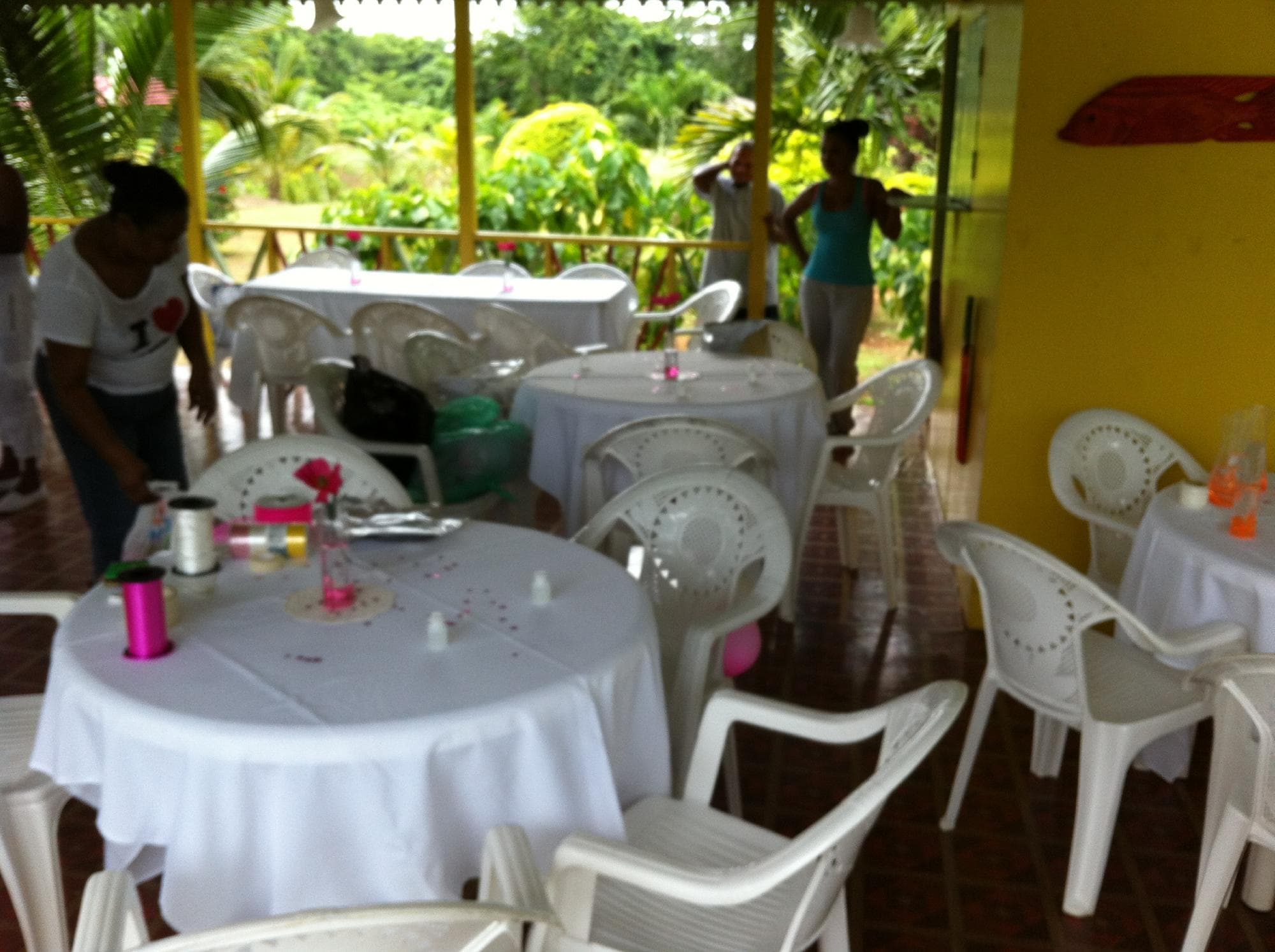 setting up