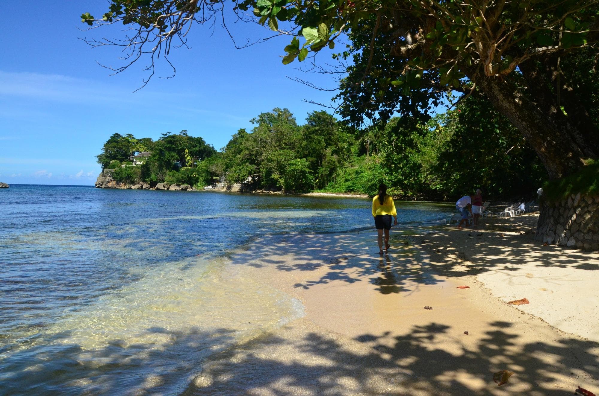 The beach in the afternoon
