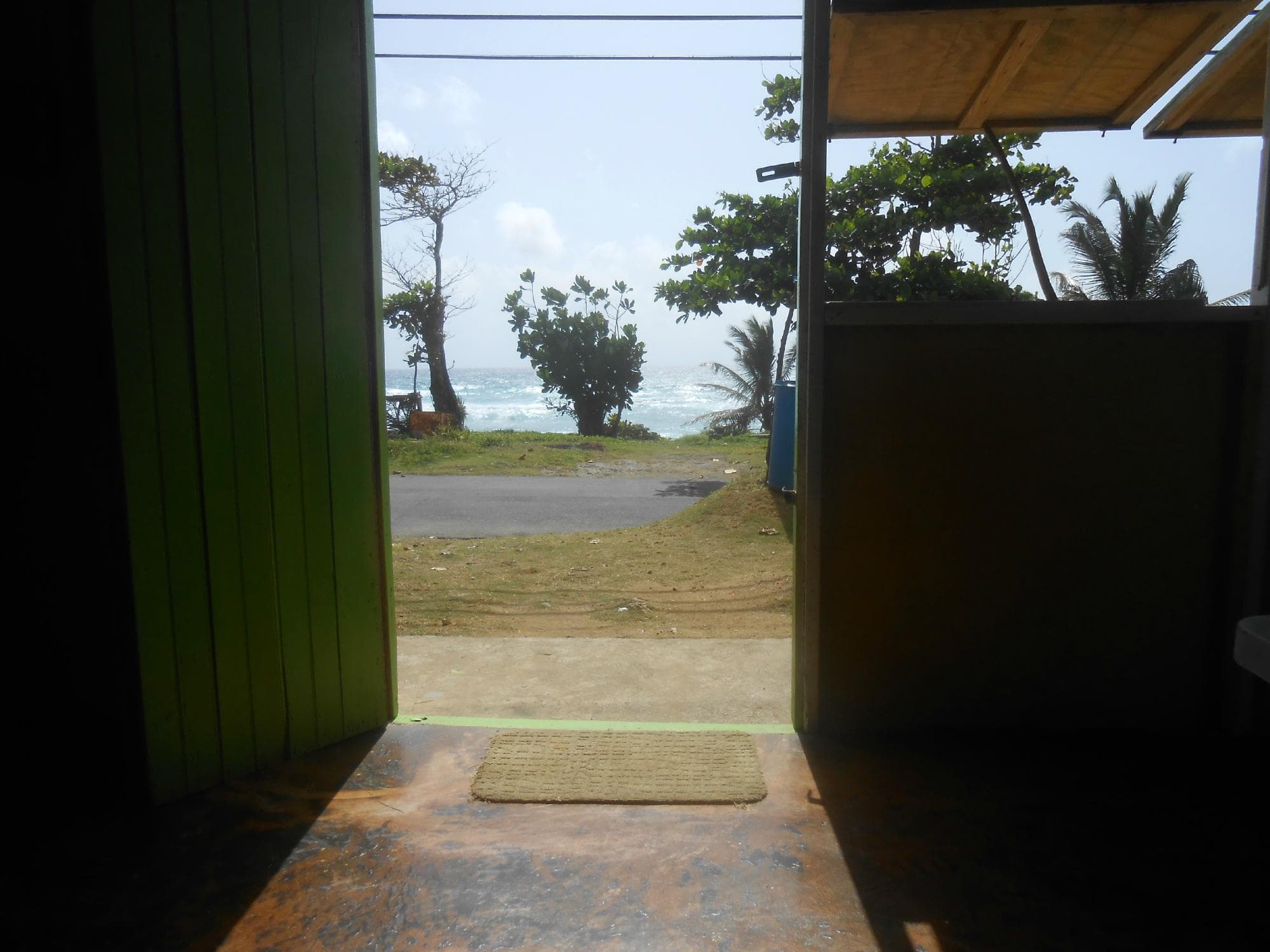 The view from inside of Mitch's