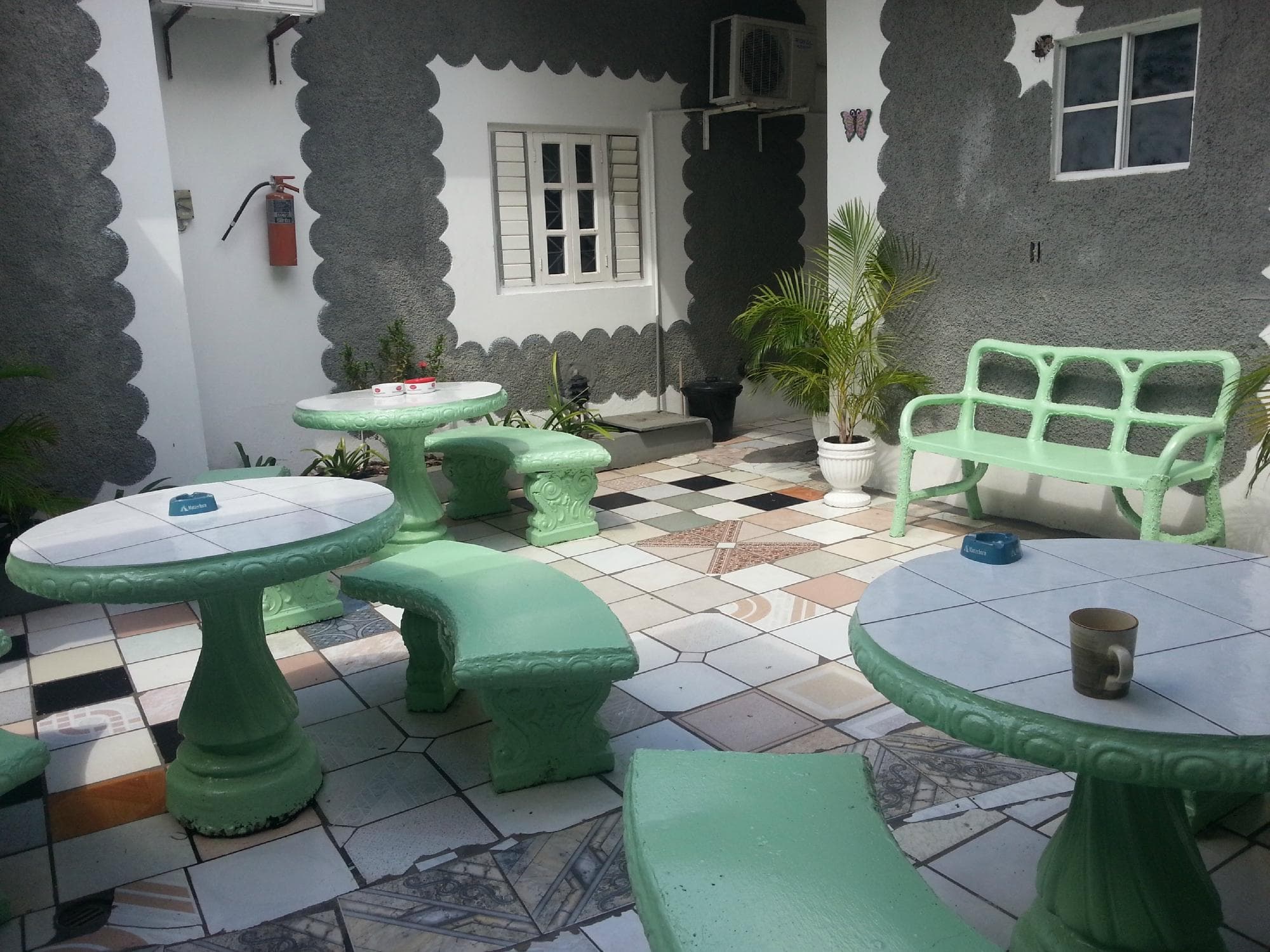 more outside areas