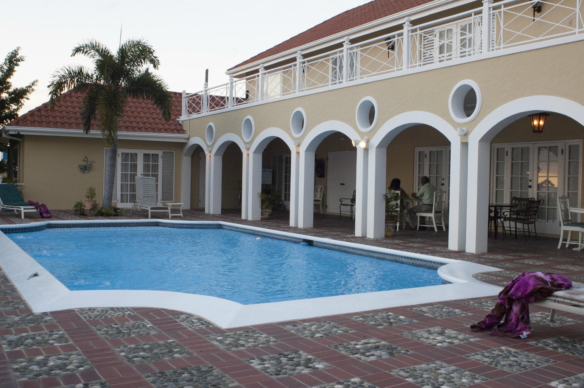 The Pool at Polkerris Bed and Breakfast.