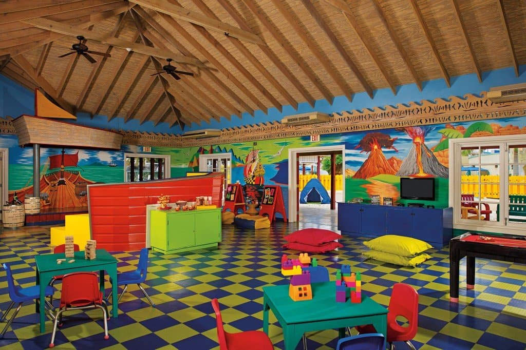 Interior of the Explorers Club for kids