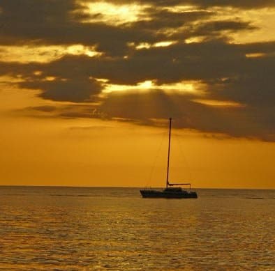 Watching the sunset