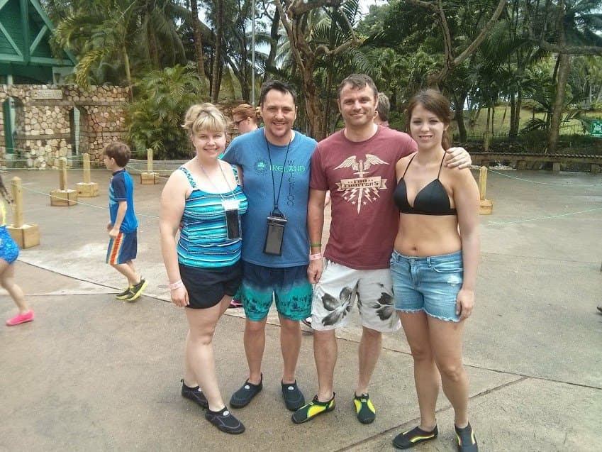 lets get ready to have a great day at one of Jamaica's most famous attraction the Dunn's River F