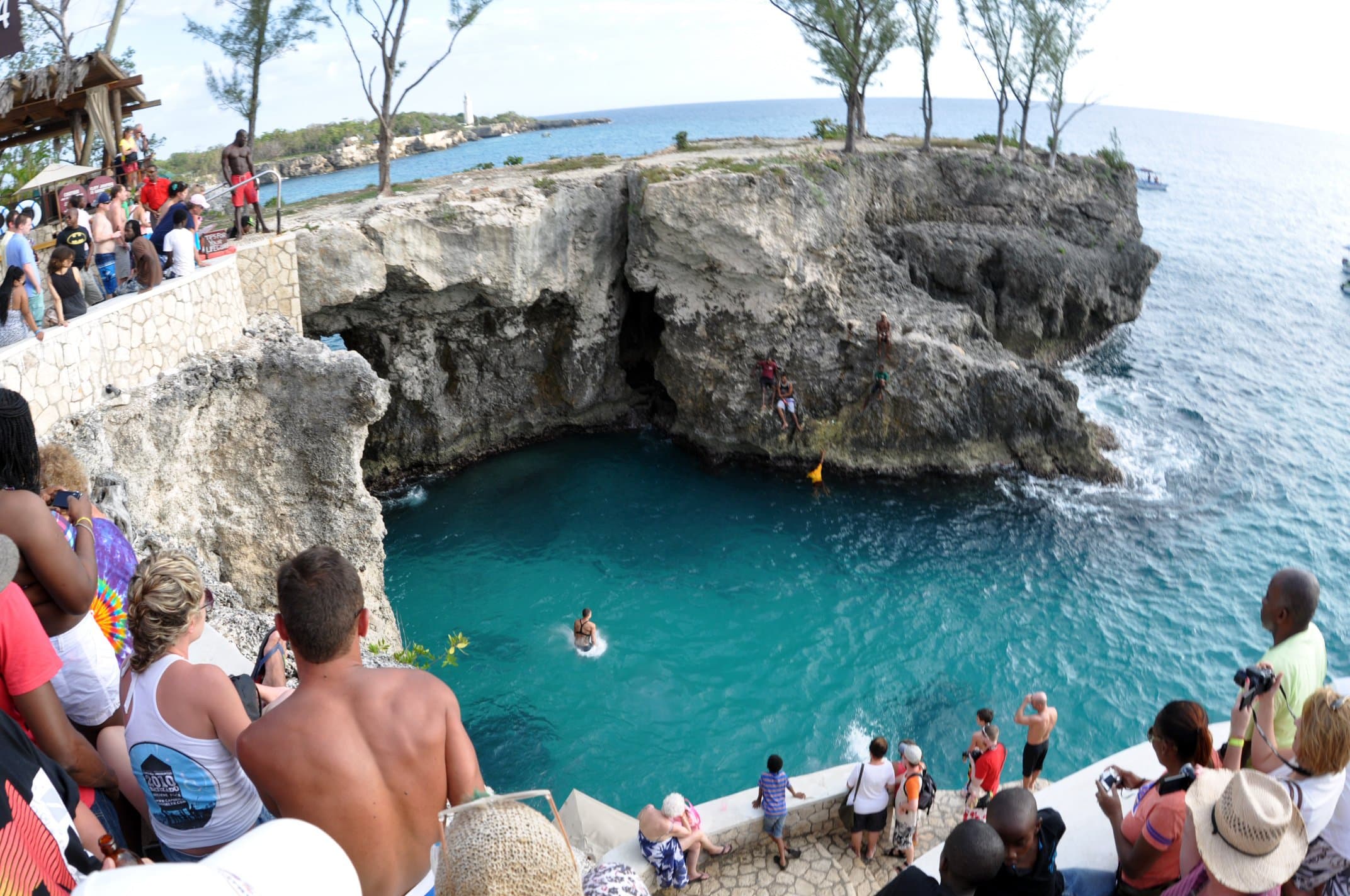 Take a trip to Ricks Cafe in Negril, Jamaica with Paradise Palms Jamaica Transportation