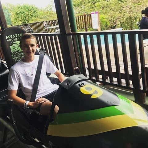 Bobsledding at mystic mountain