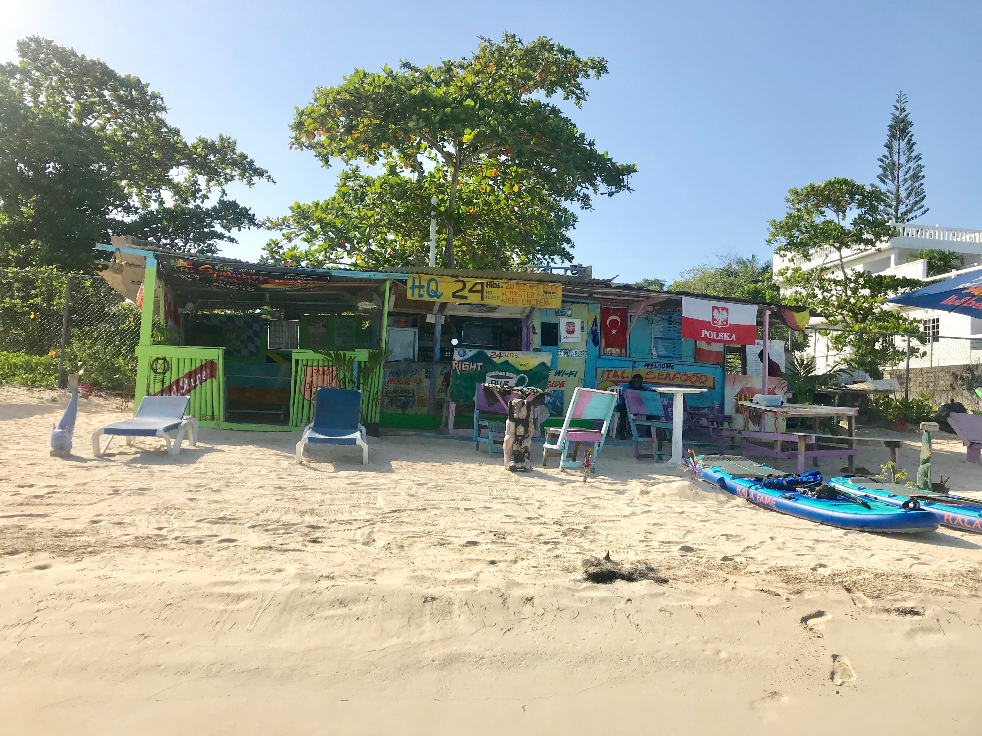 Best local beach bar in Negril