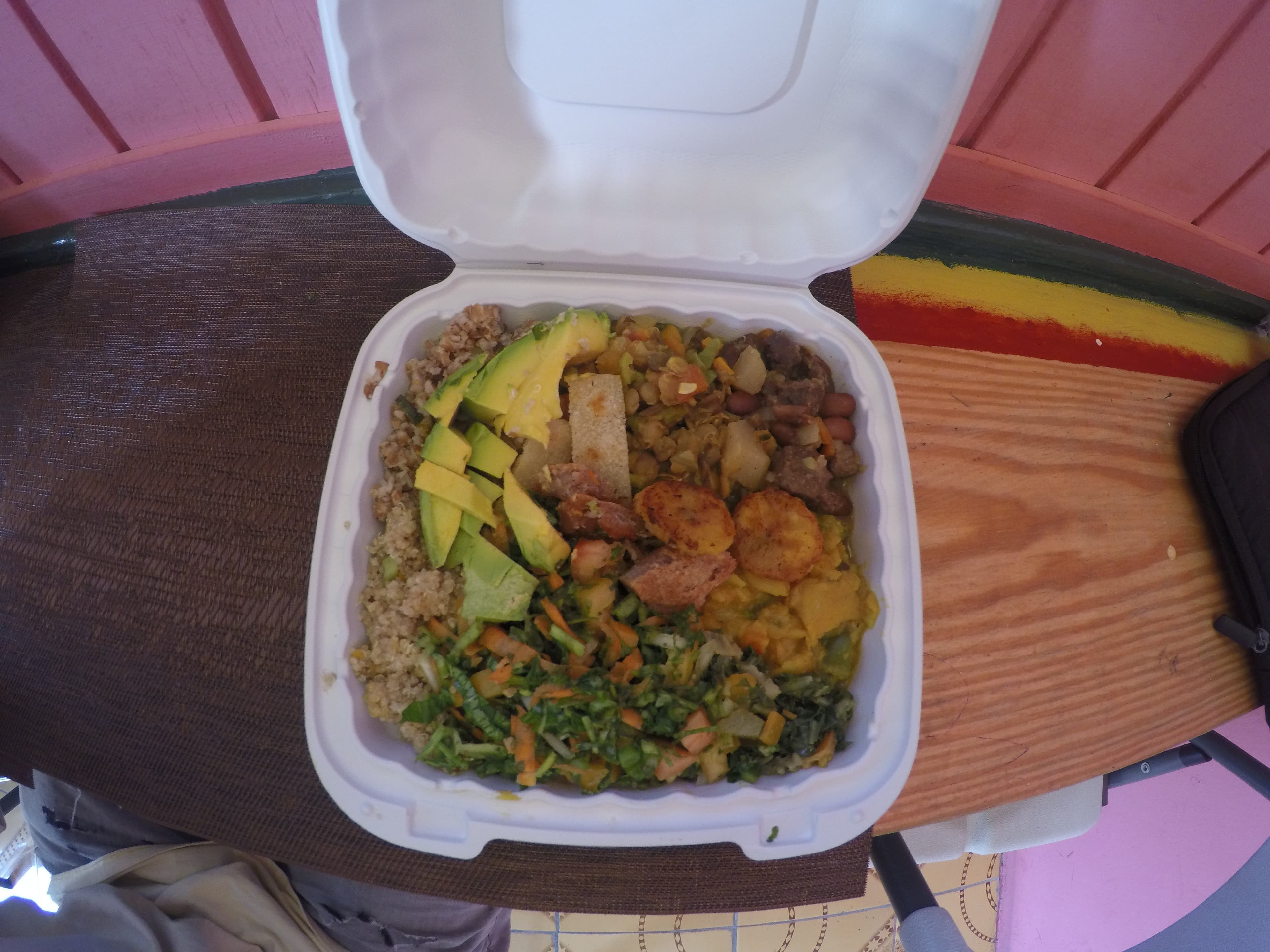 Comida combinada.
