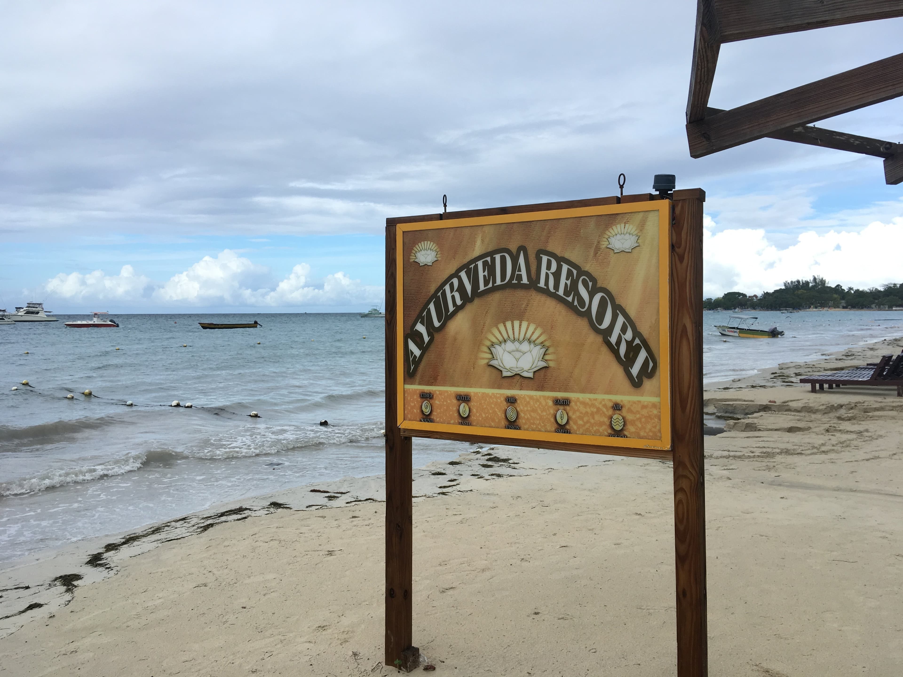 Ayurveda Resort is a budget motel with limited amenities located directly on a beautiful beach.