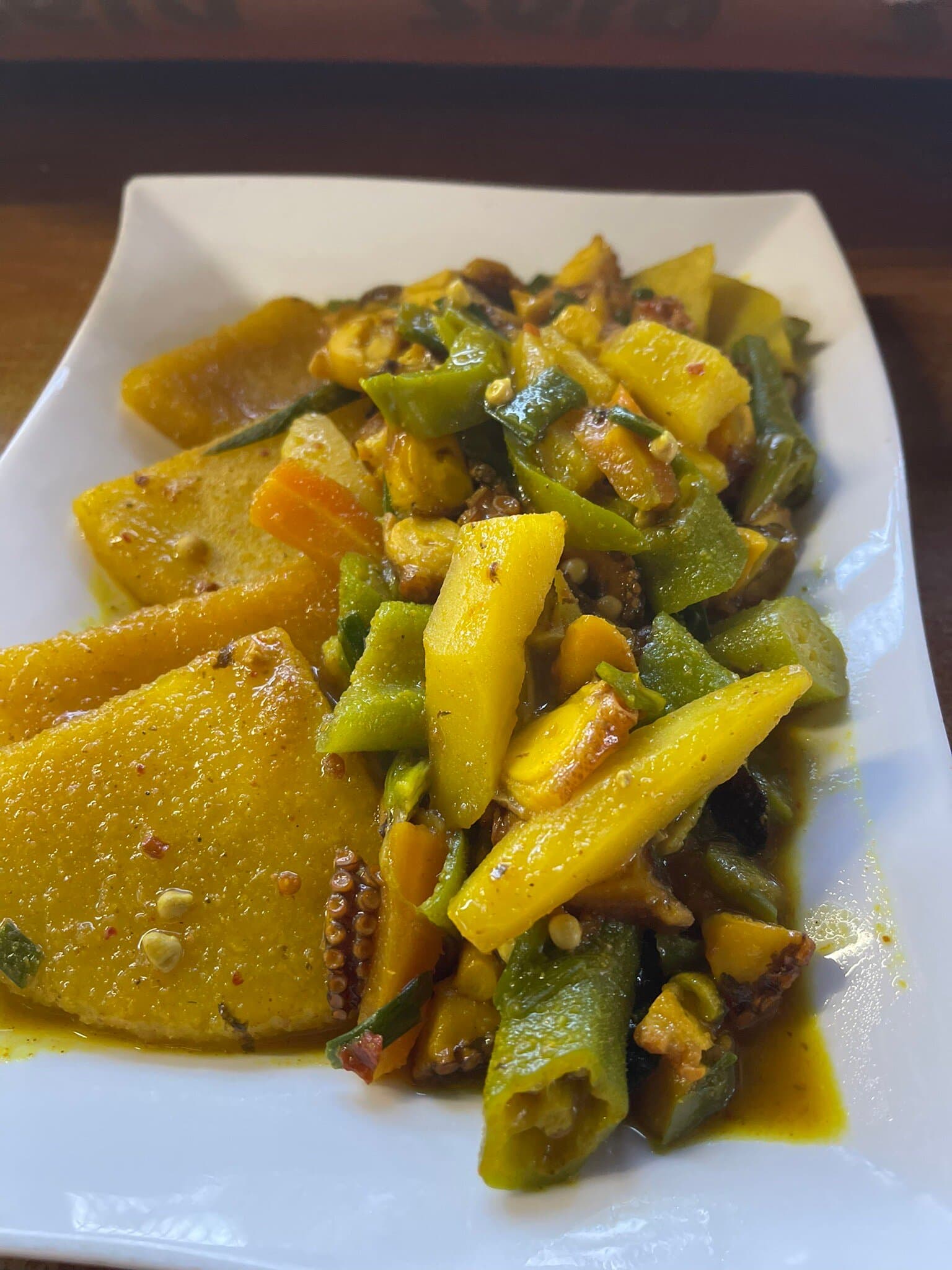 Curry octopus