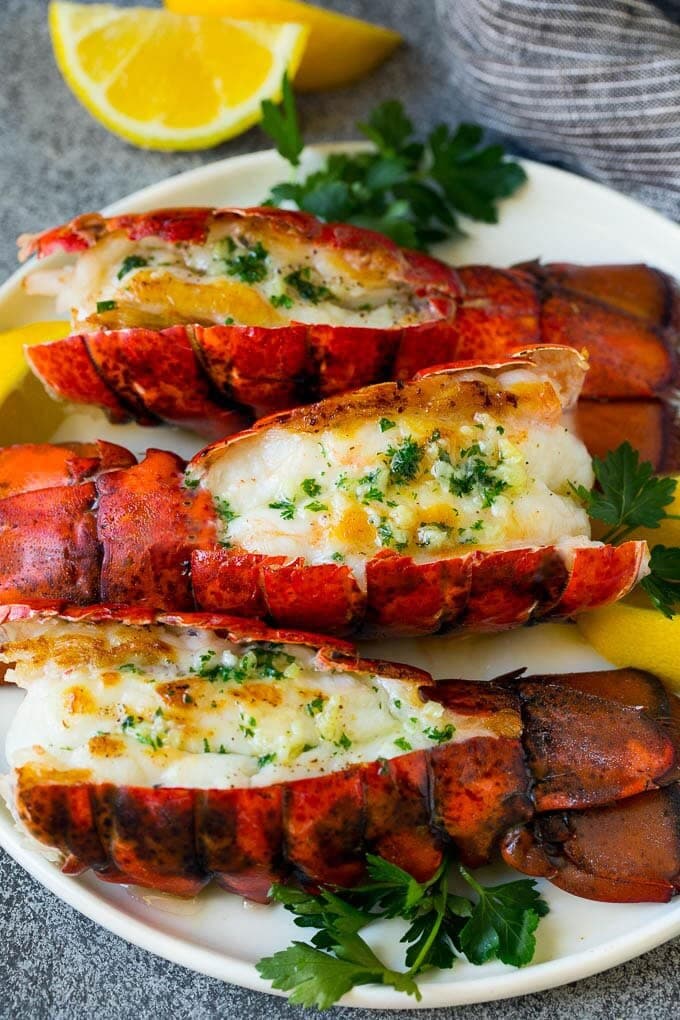 Tory's grilled lobster with garlic butter TORY'S pepper spice and natural sauce Made from our natural season in states