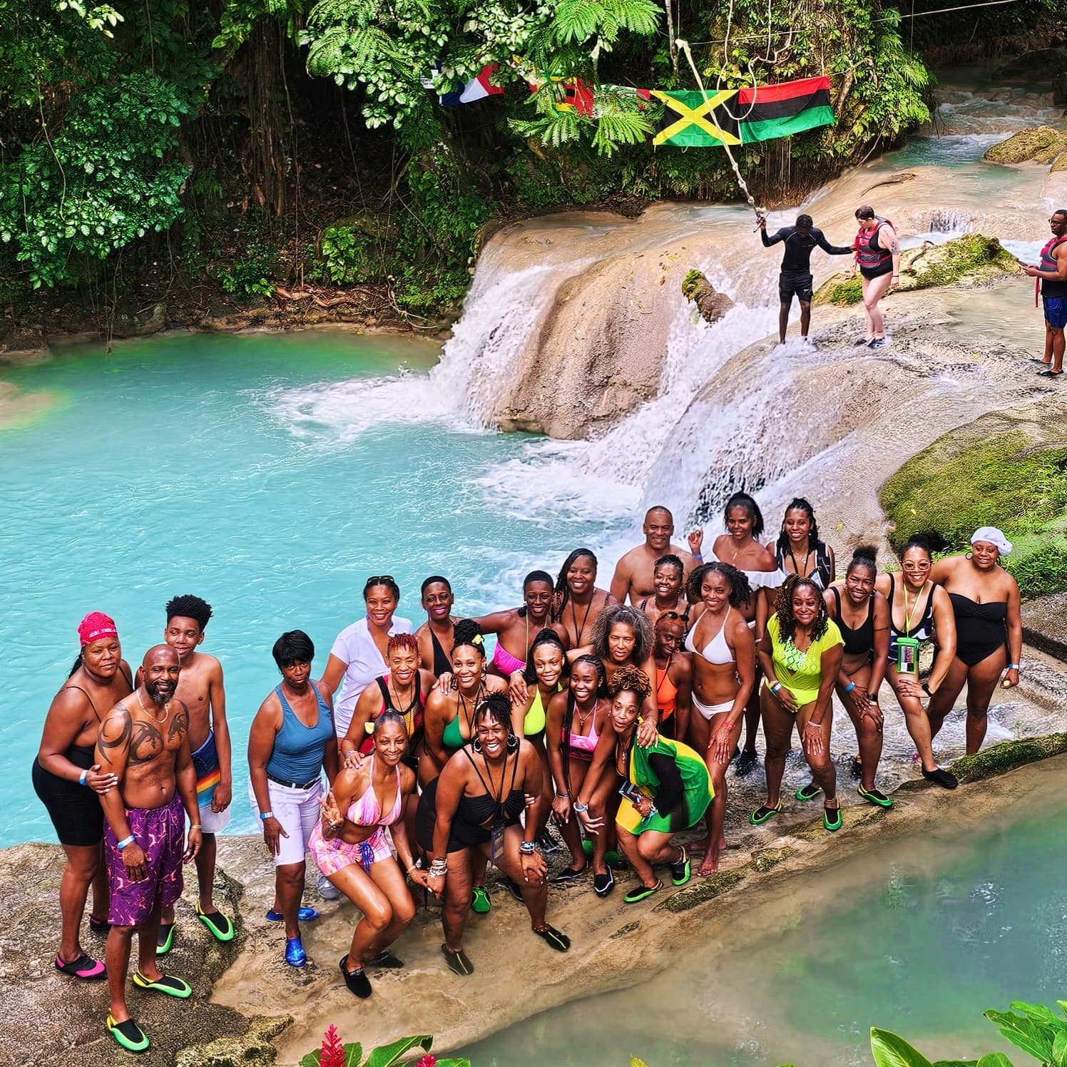Blue Hole Secret Falls is always a fulfilling experience for our clients.