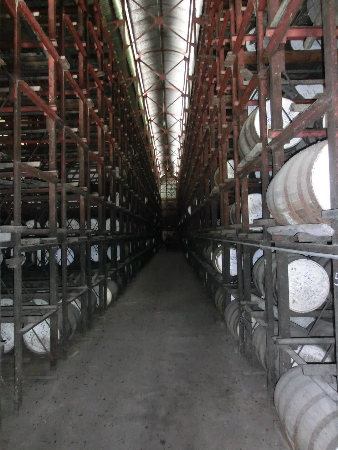 Lagerhaus der Appleton Rumfabrik in St. Elizabeth