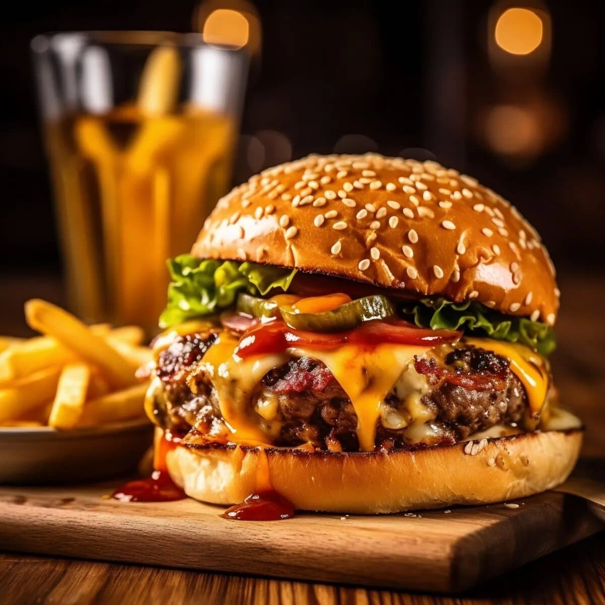 Jamaican Jerk Burger