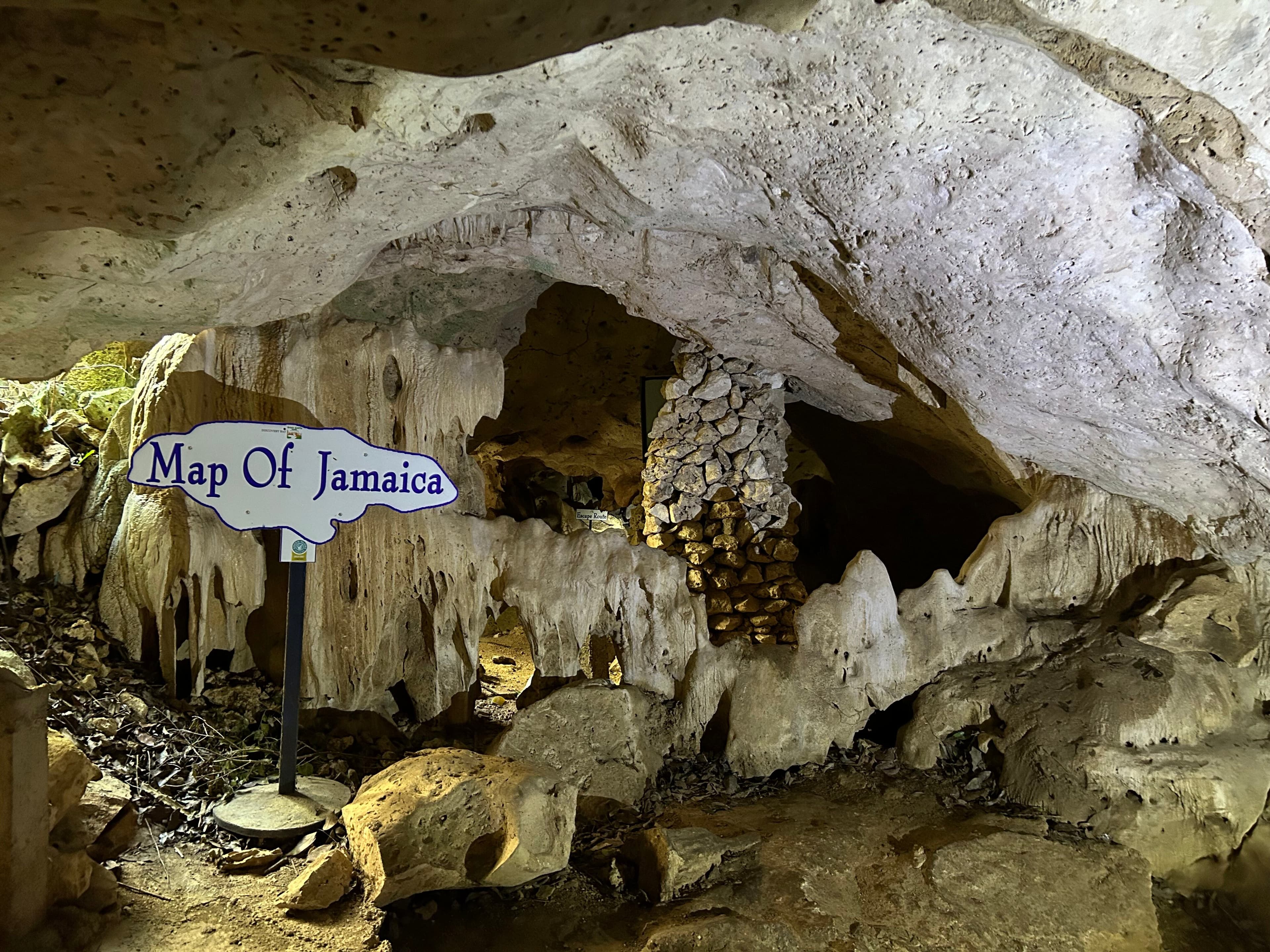 Inside Green Grotto Caves