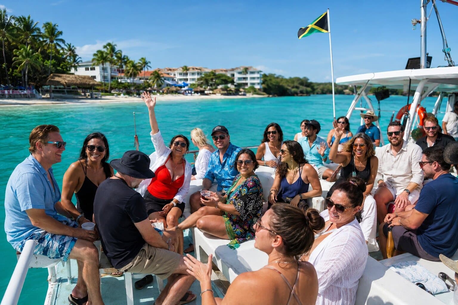 Corporate group catamaran day