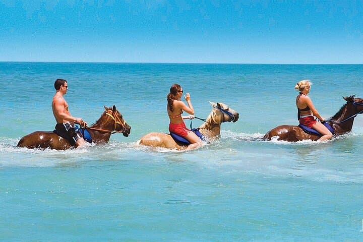 Jamaica: Ochos Rios Horseback Ride, ATV, and Bamboo Rafting Tour