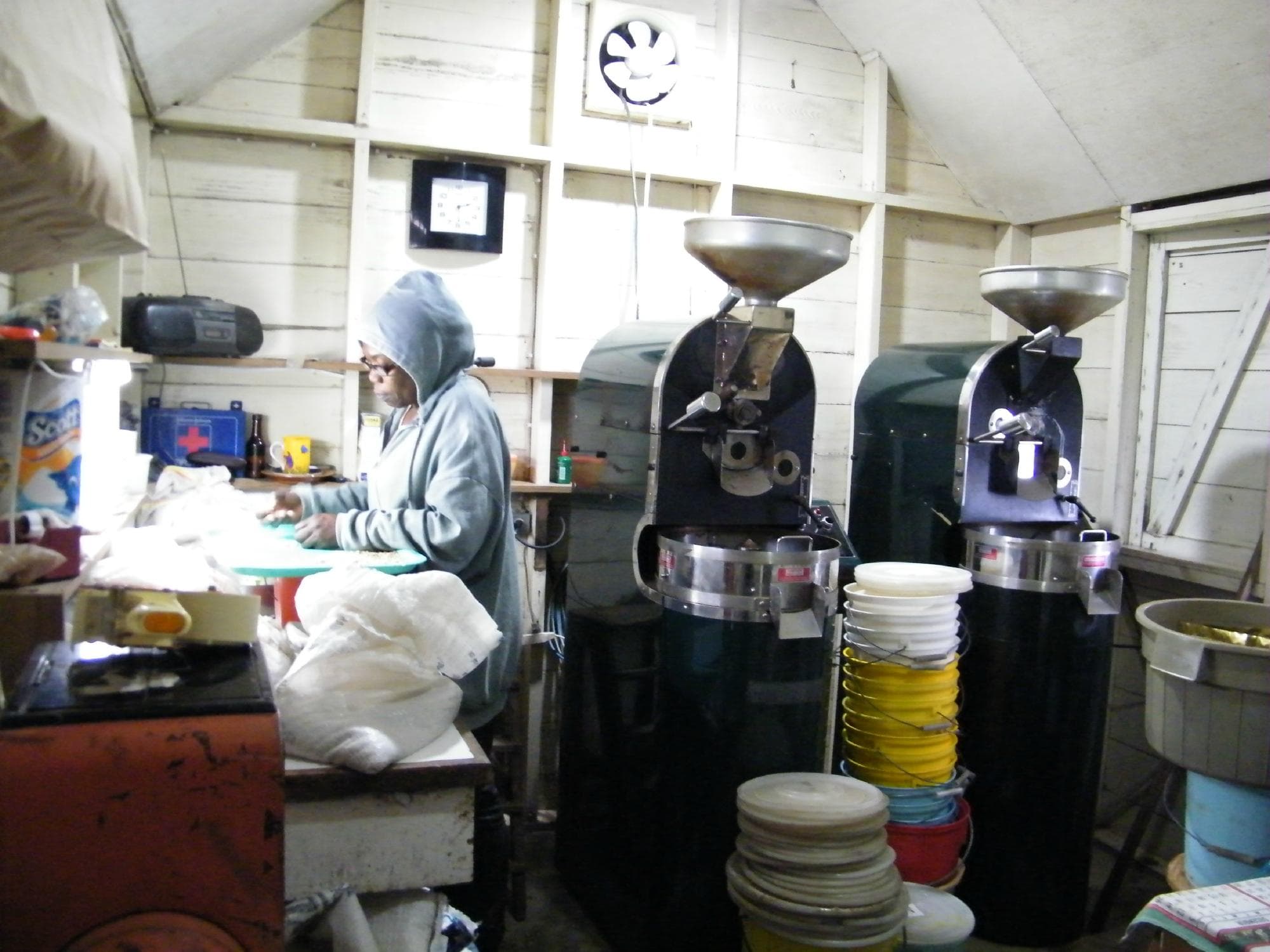 artisanal coffee roasting facility