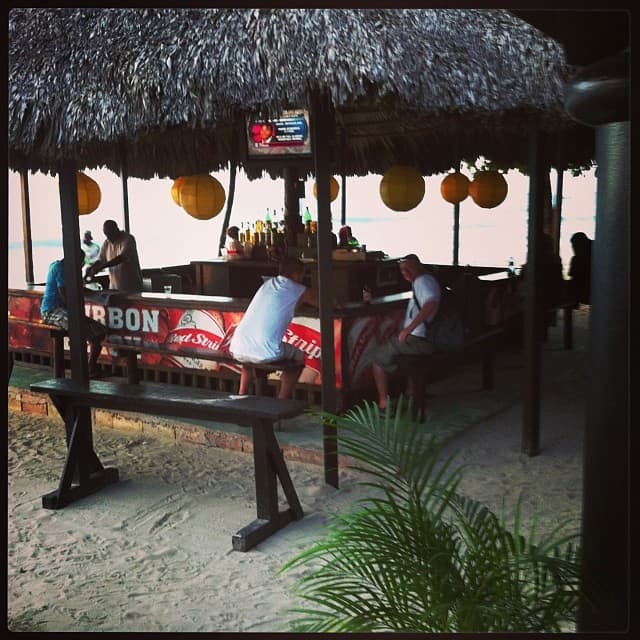 Bourbon Tiki Bar in day