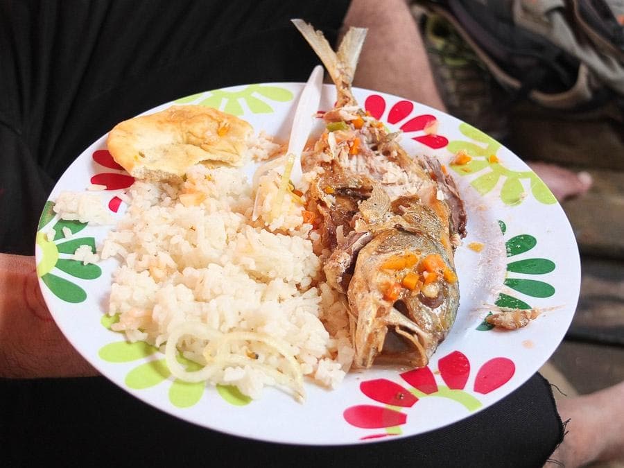 Pelican Bar - simple plate of food
