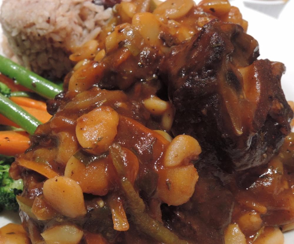 Oxtail dinner