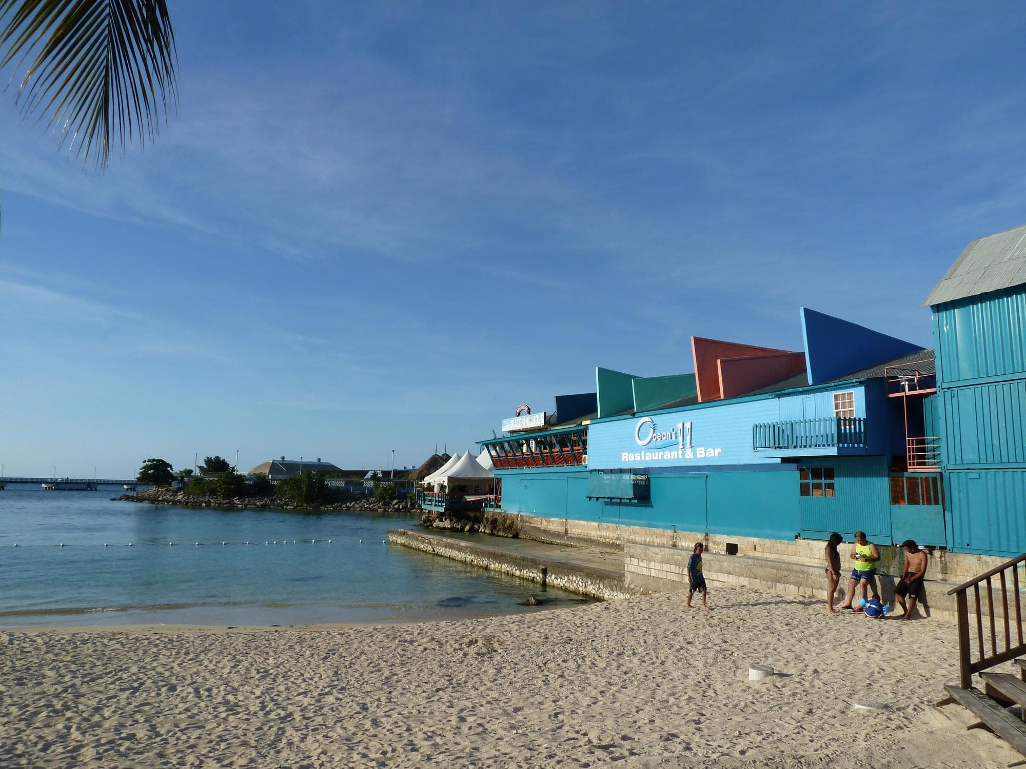 Oceans 11 view from the beach perspective.