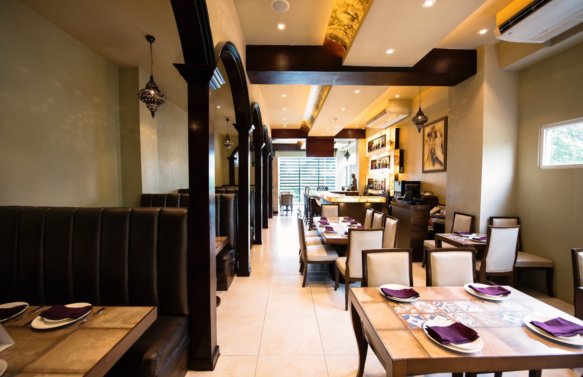 main dining area