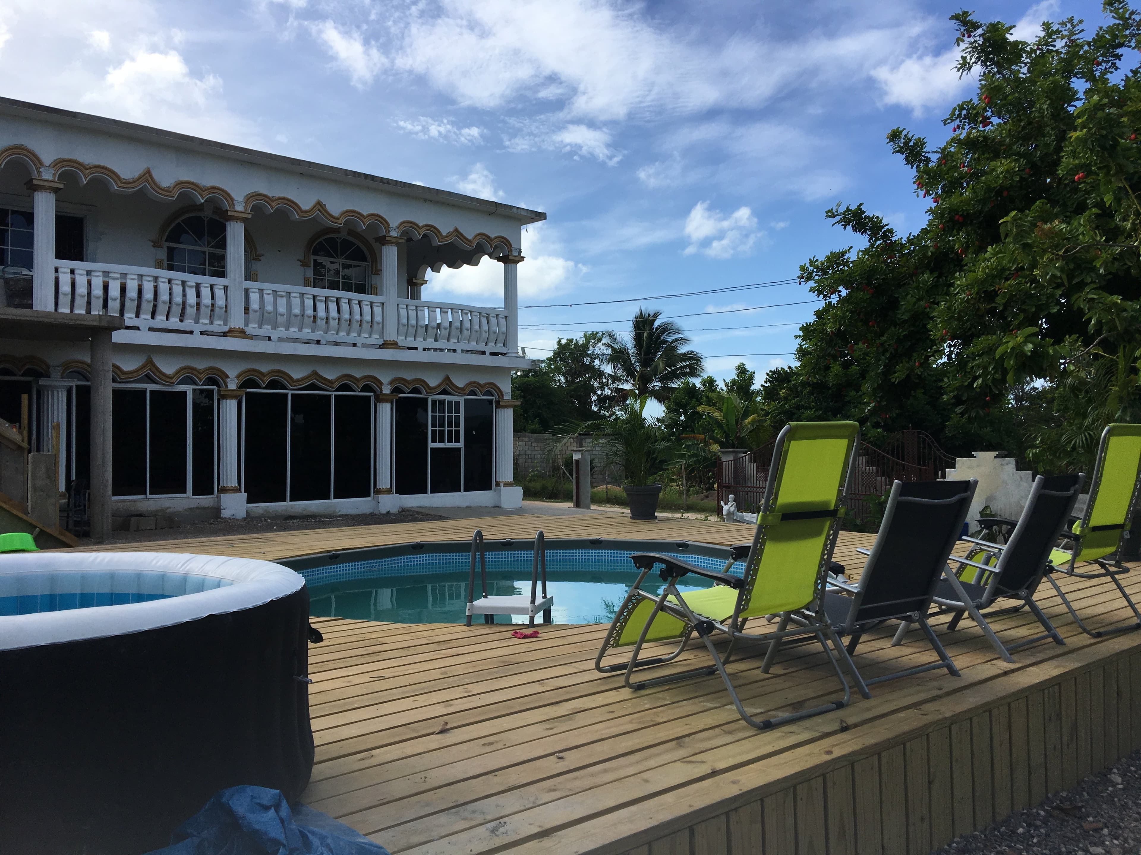 Poolside View