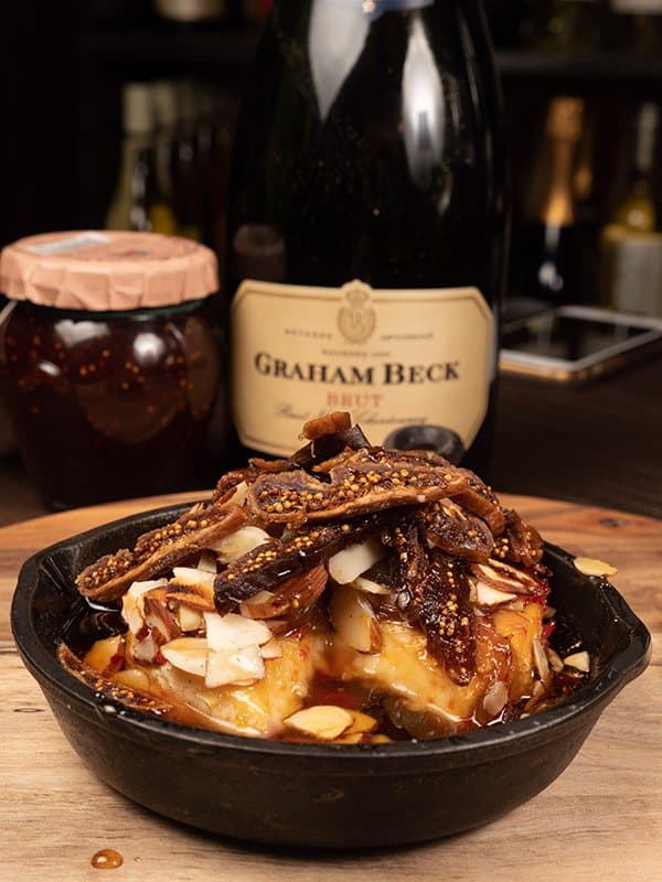 Fully loaded baked Brie