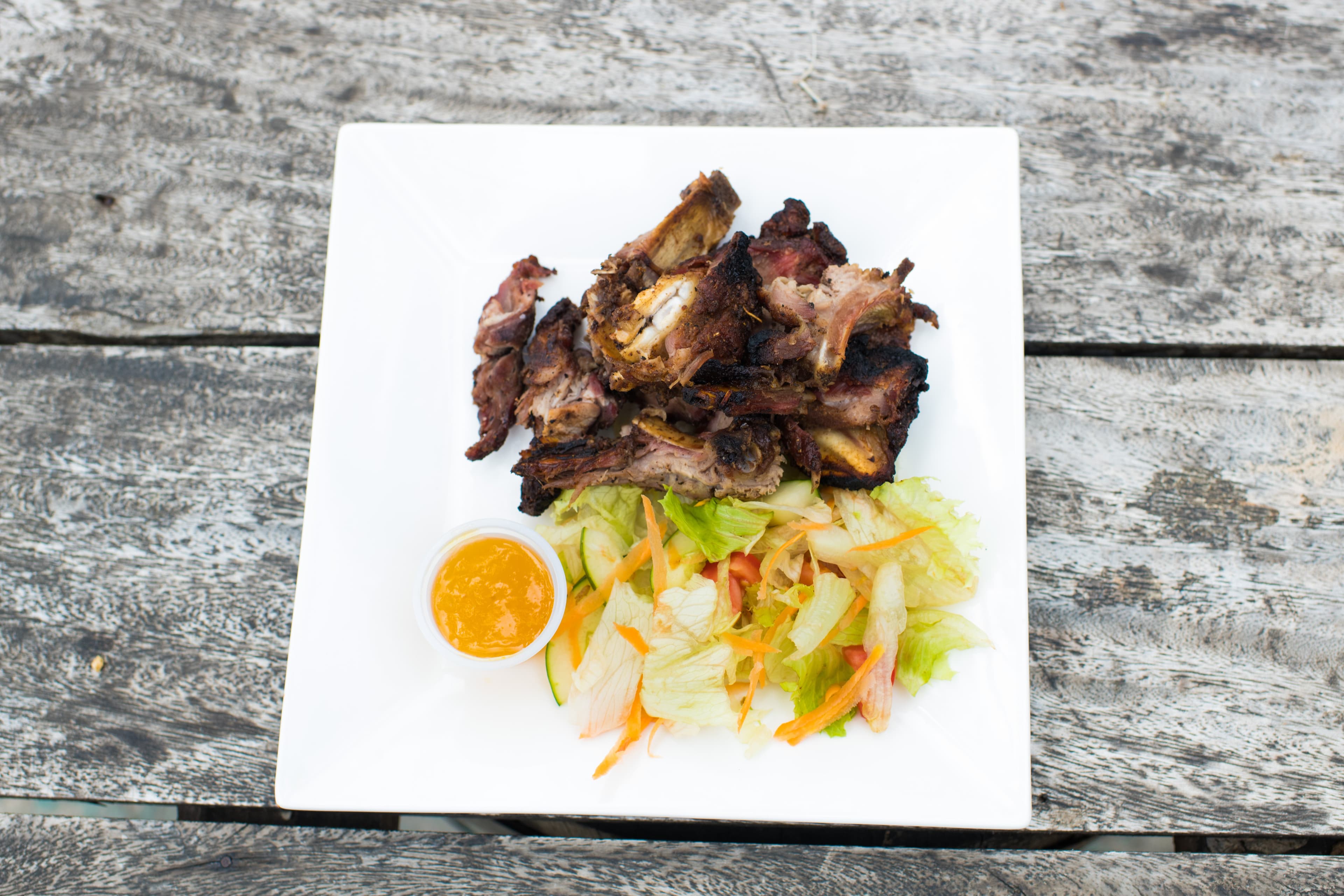 Sweetwood best jerk in Kingston Jamaica