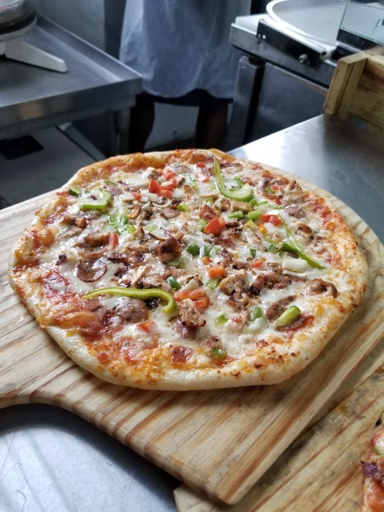 Authentic Jerk Chicken Pizza