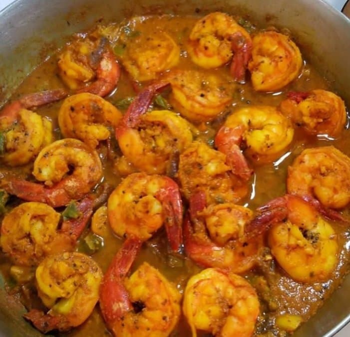 Curry shrimp