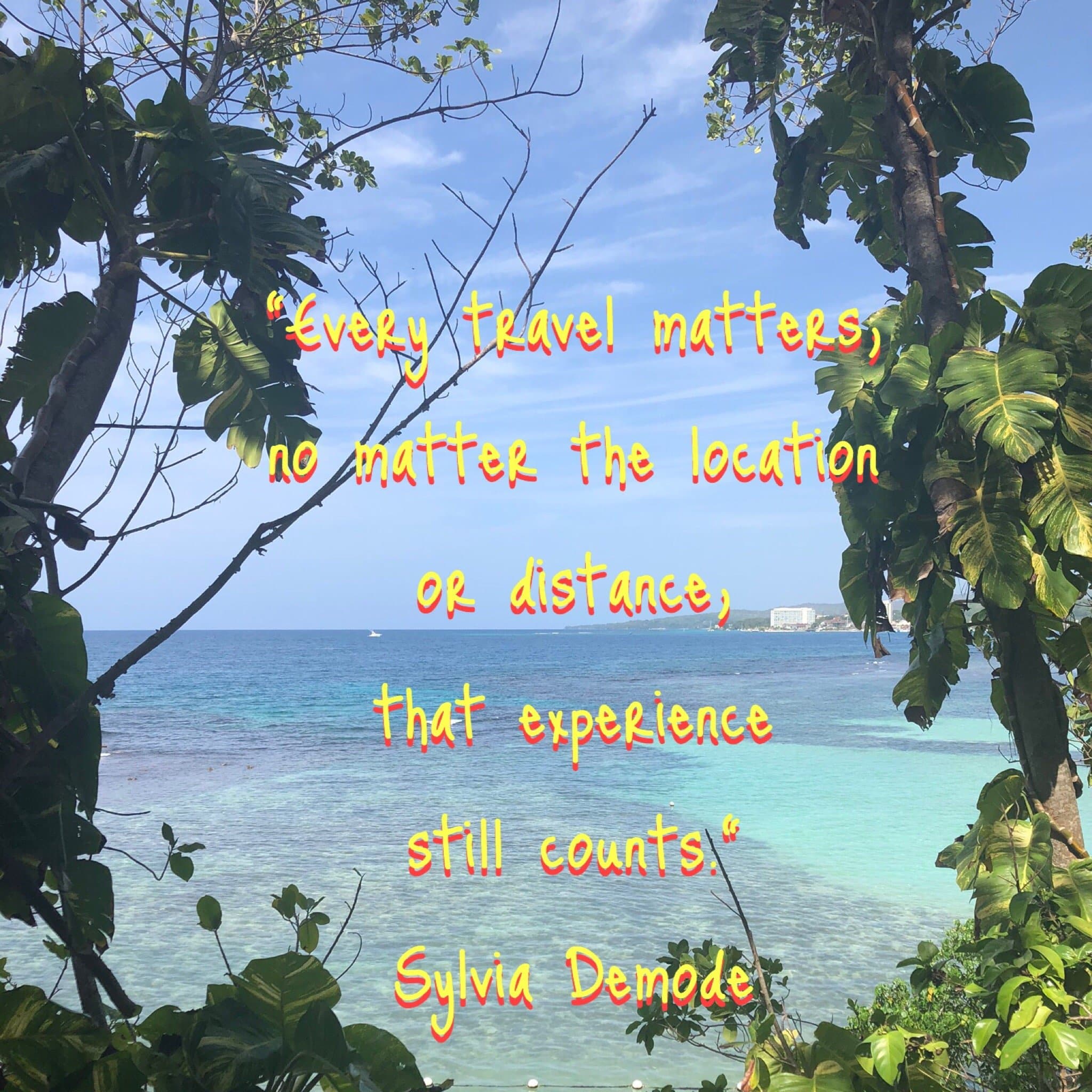 I believe every travel counts regardless.