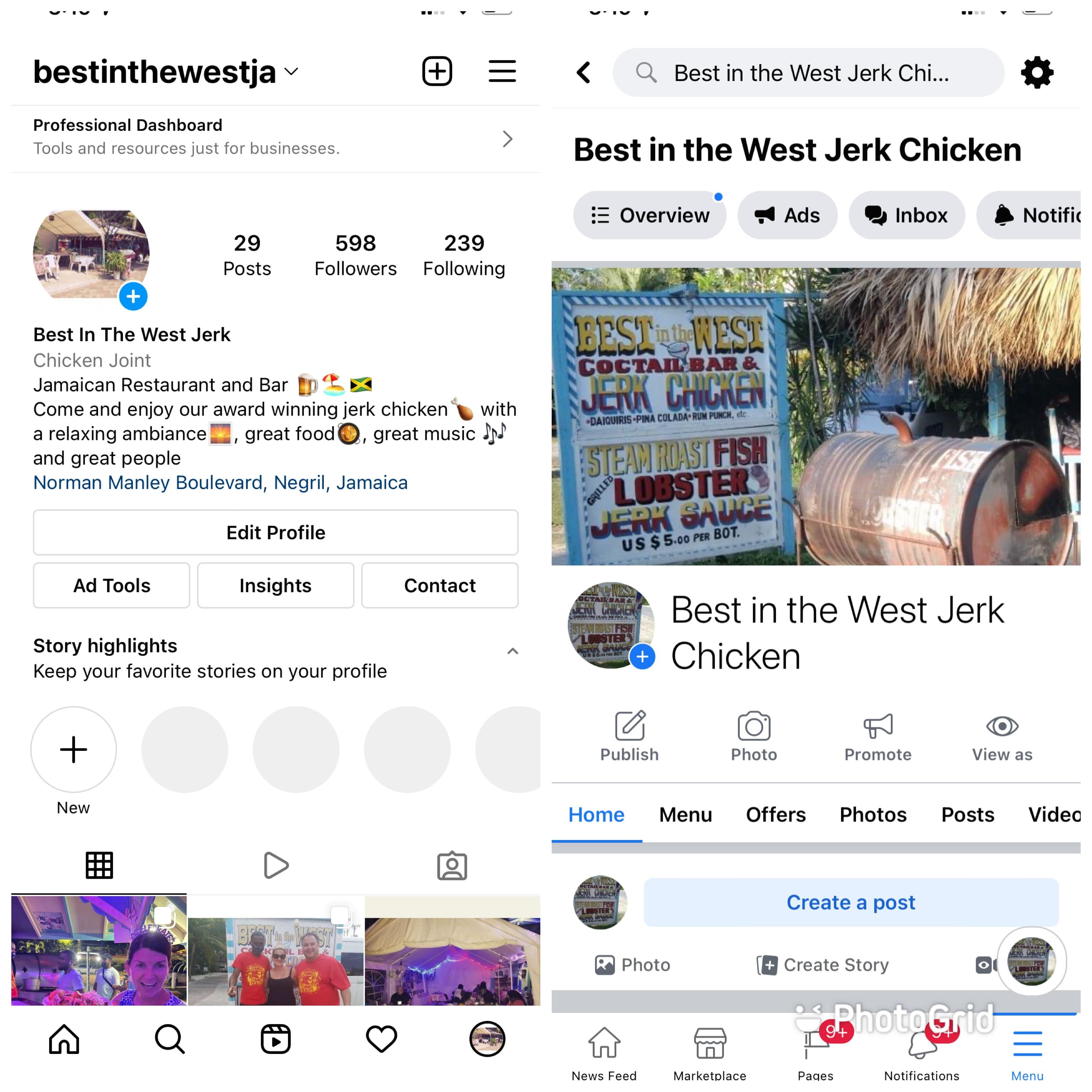 You can find us on Instagram and Facebook!