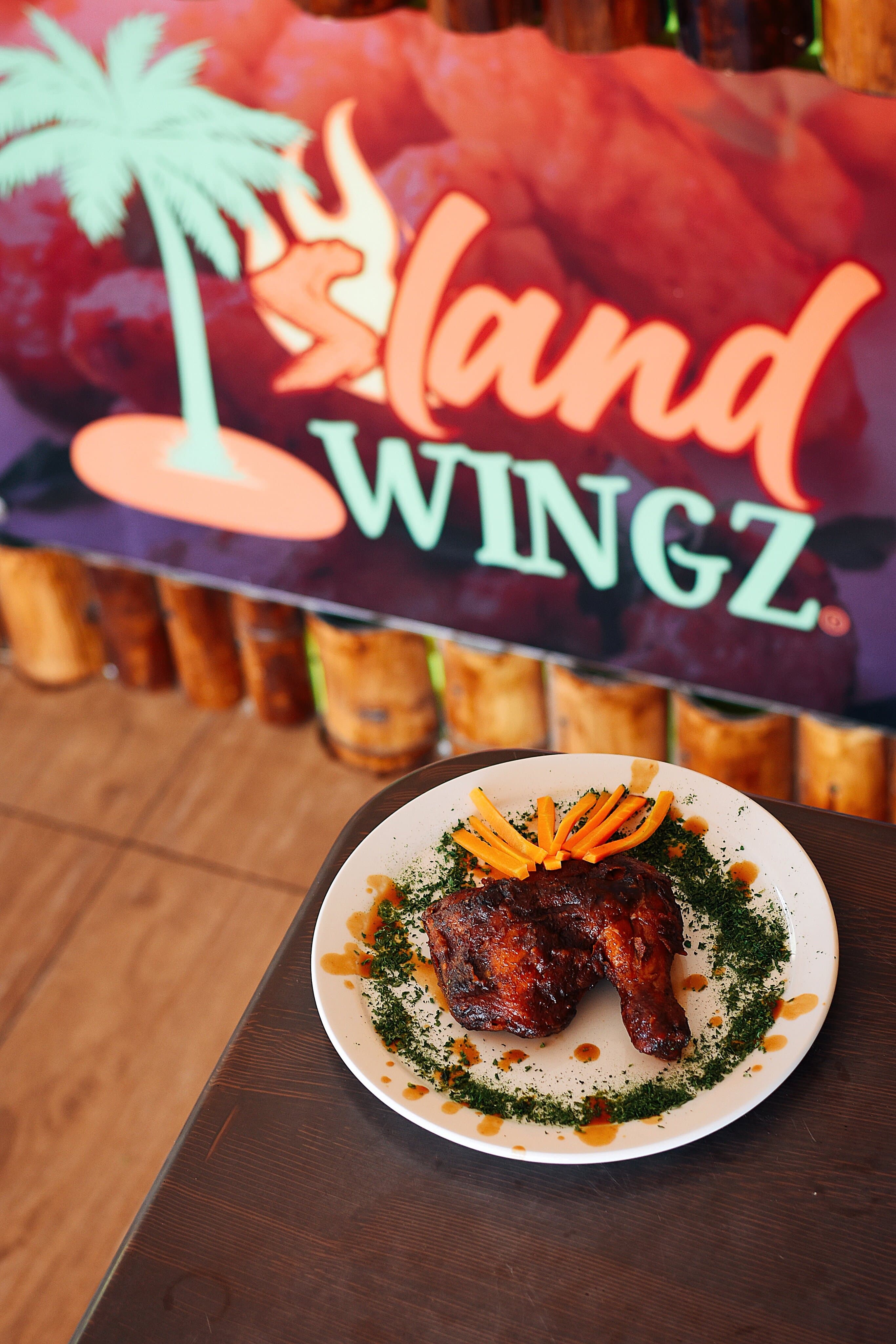 Mobay Smothered Chicken. Deep Fried chicken smothered in a sauce of your choice