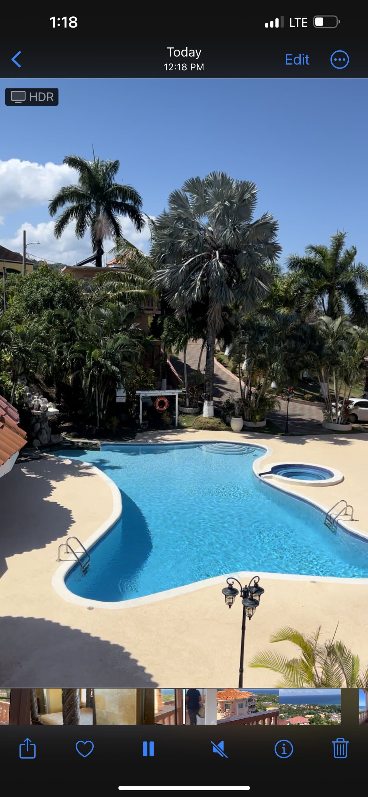 Pool area