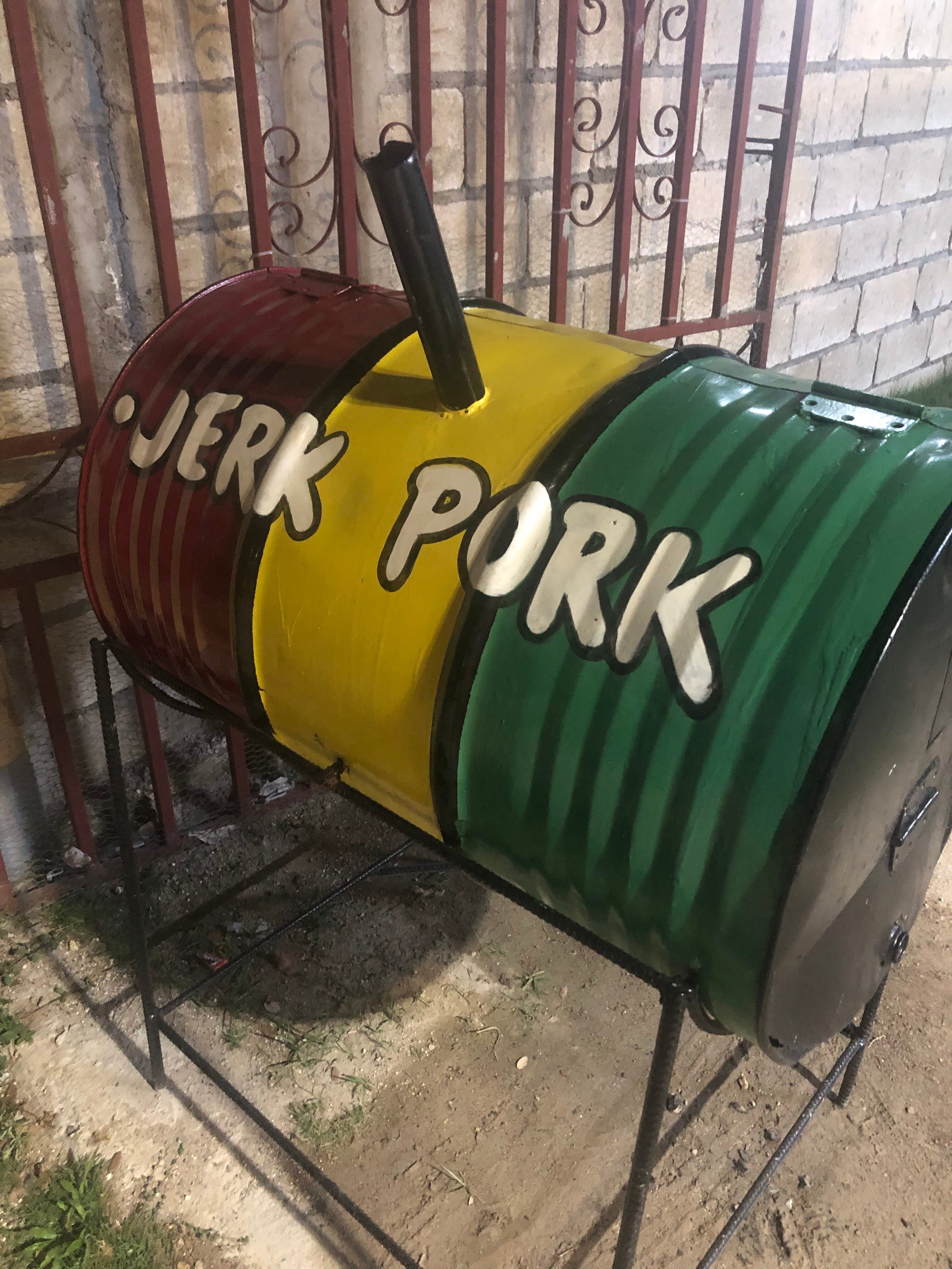 Jerk Pork grilled moist with authentic jerk spices.