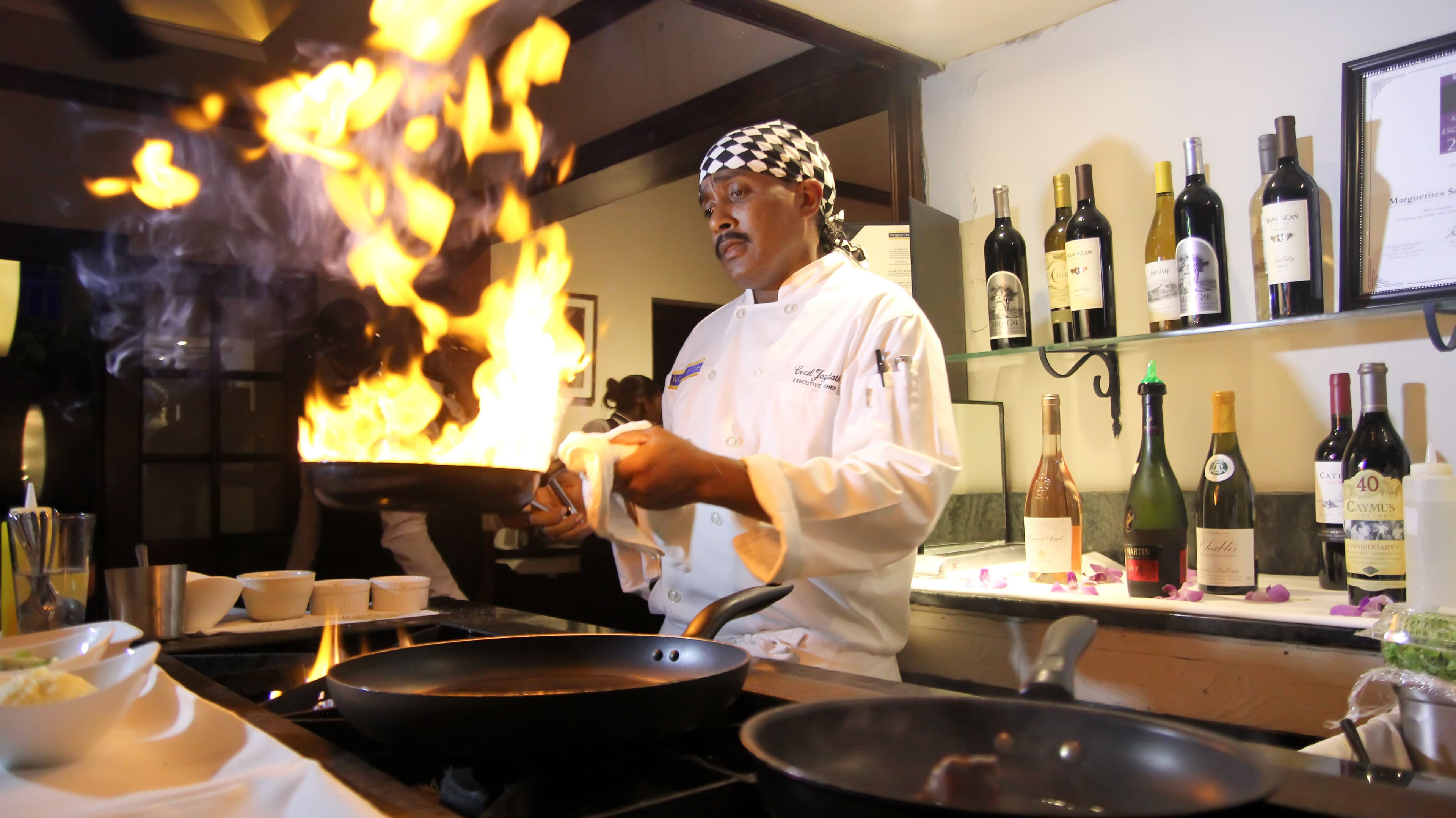 Our world-famous Chef Cecil