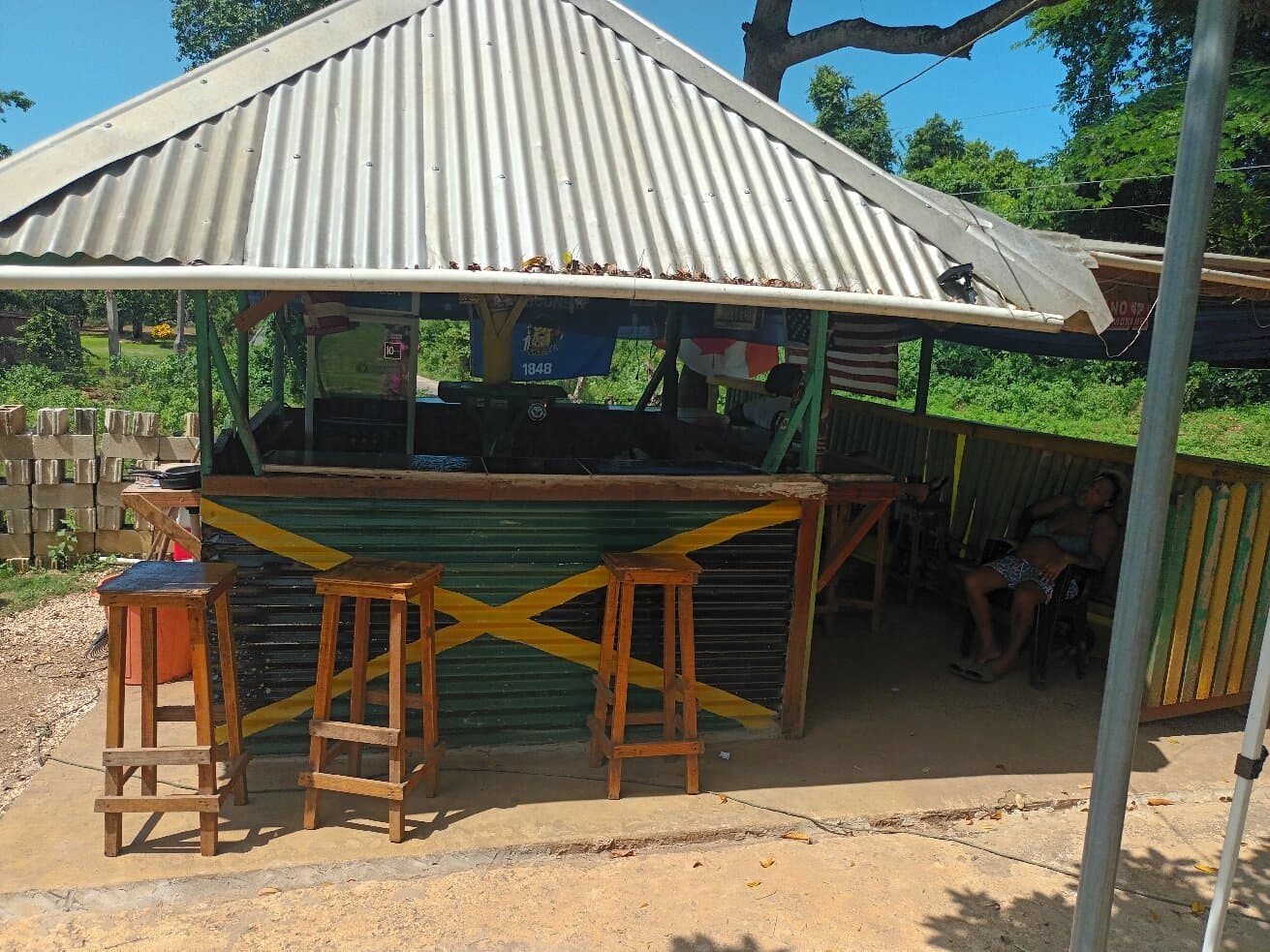A true Jamaican bar.