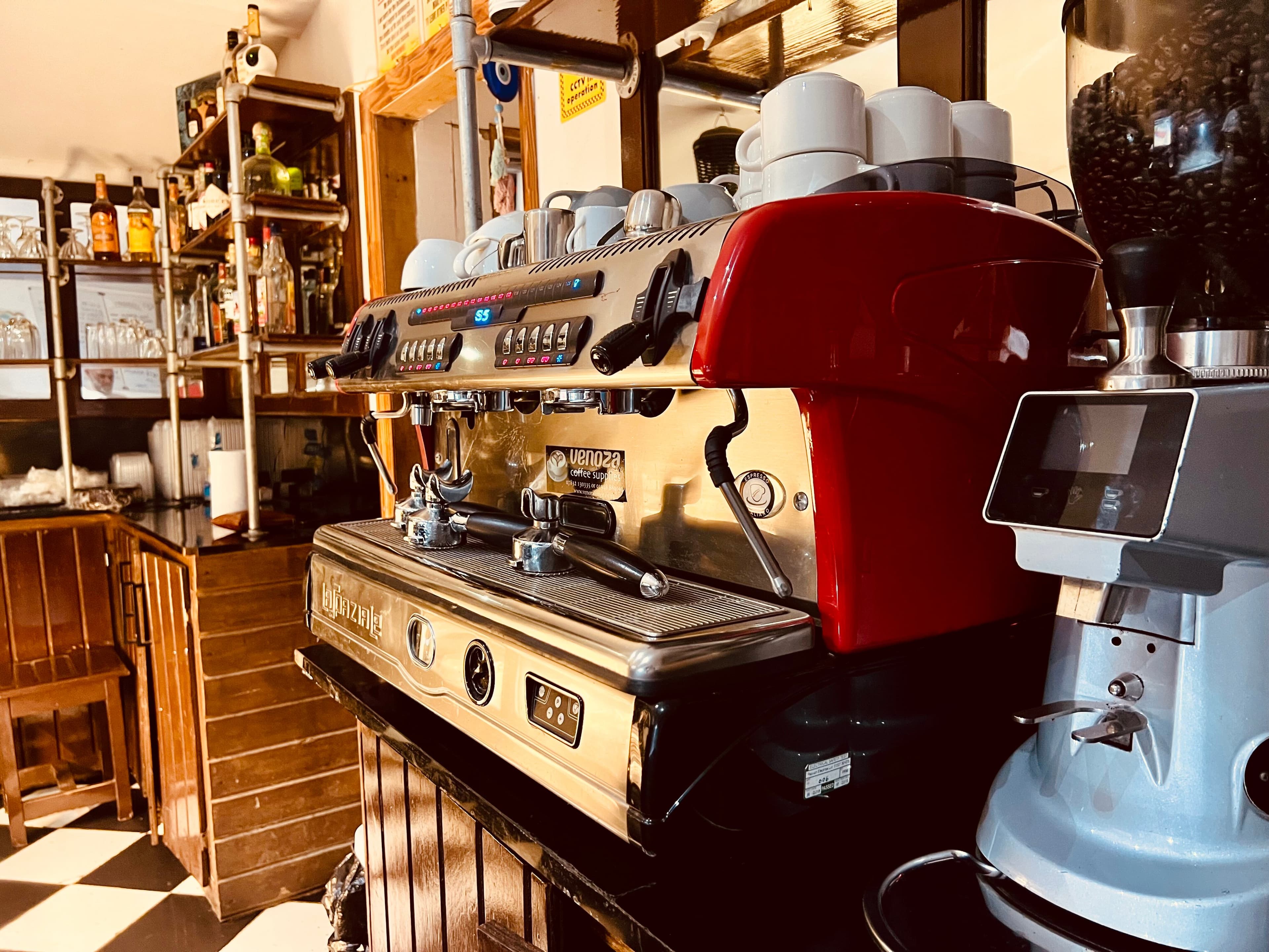 100% Certified Blue Mountain Coffee. Delivered, courtesy of our La Spaziale S5 Espresso Machine.