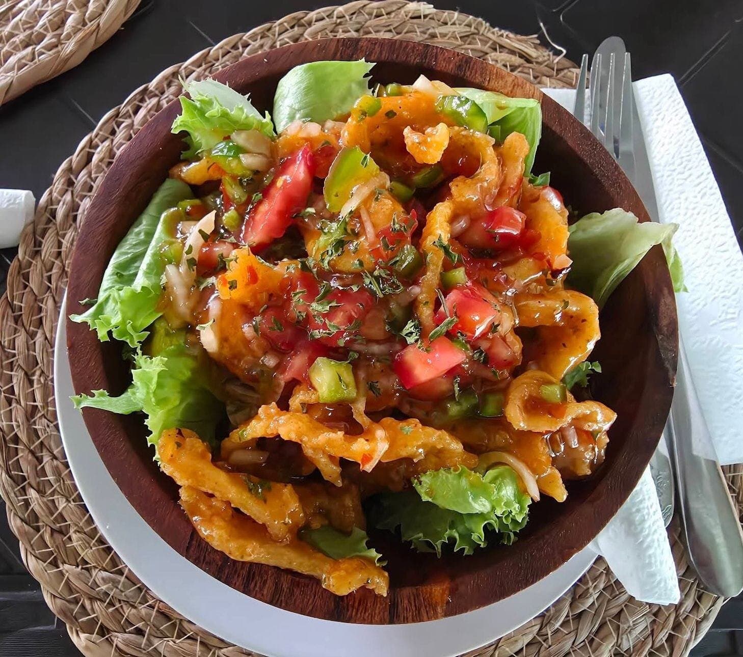 Calamari. Really good flavors