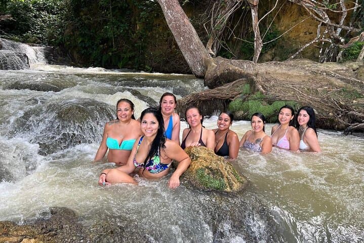 Burning in the cool cool water!