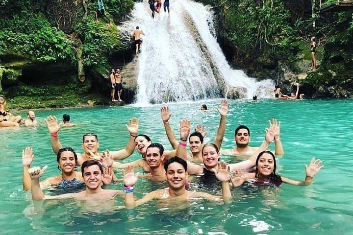 Swimming at the Blue Hole