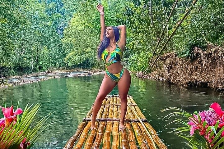 Bamboo Rafting Experience with Limestone Foot Massage & Rum Punch